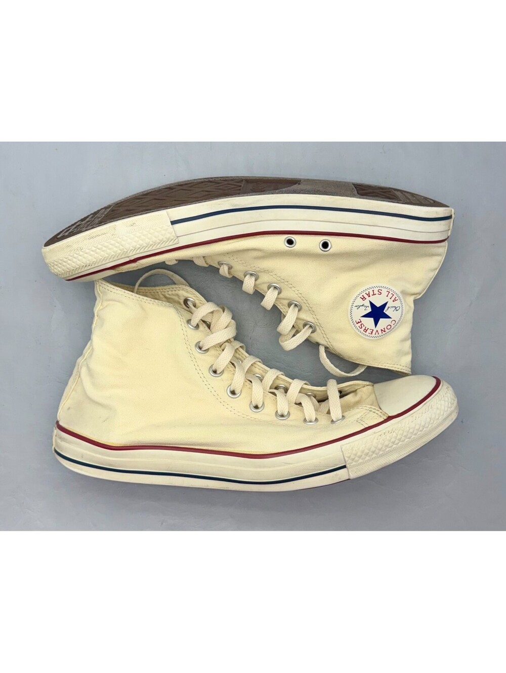 Converse Chuck Taylor All Star High-Top Sneaker Men 12 Wo 14 Off White Cream
